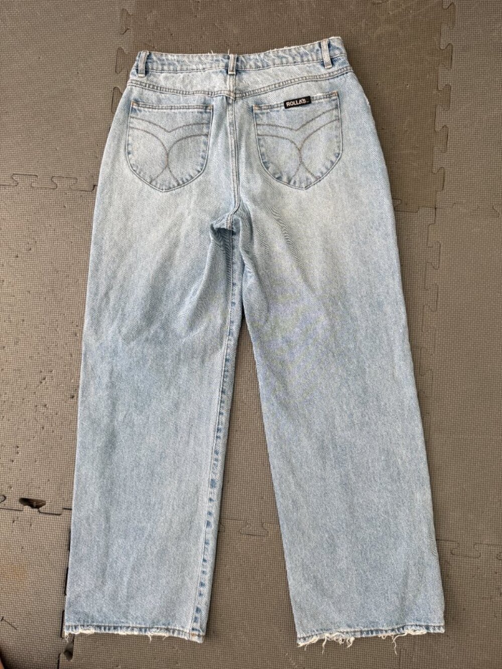 ROLLA'S Kate Baggy Jeans – 29-Light Wash- High Rise-Straight- Premium Denim - Picture 7 of 14